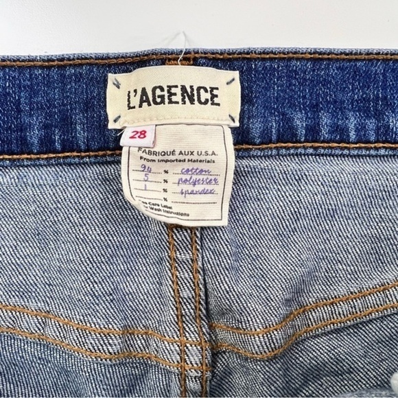 L'AGENCE Balboa Rolled Up Shorts‎ Size 28 - Picture 4 of 8